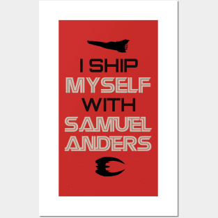 I ship myself with Samuel Anders Posters and Art